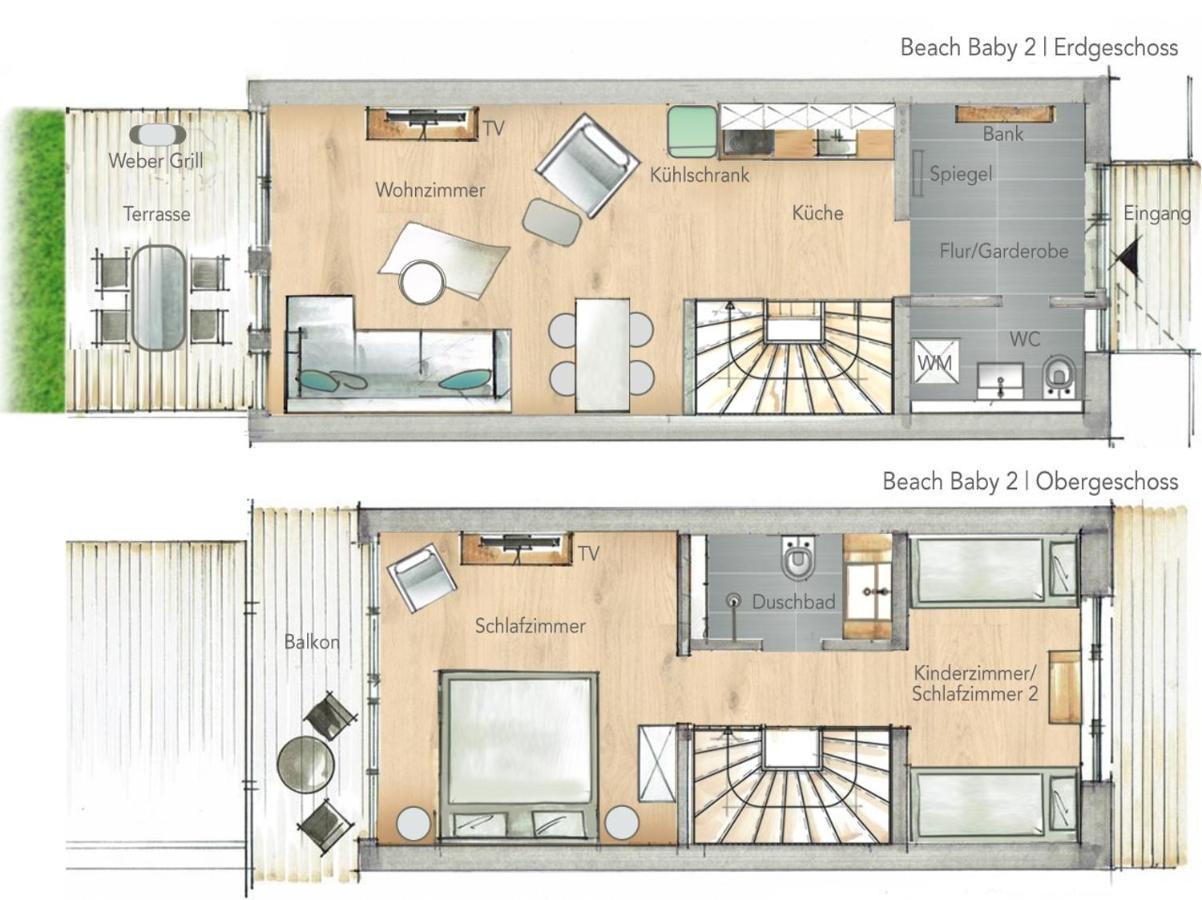 Ferienwohnung Beach Baby 2 بوسم المظهر الخارجي الصورة